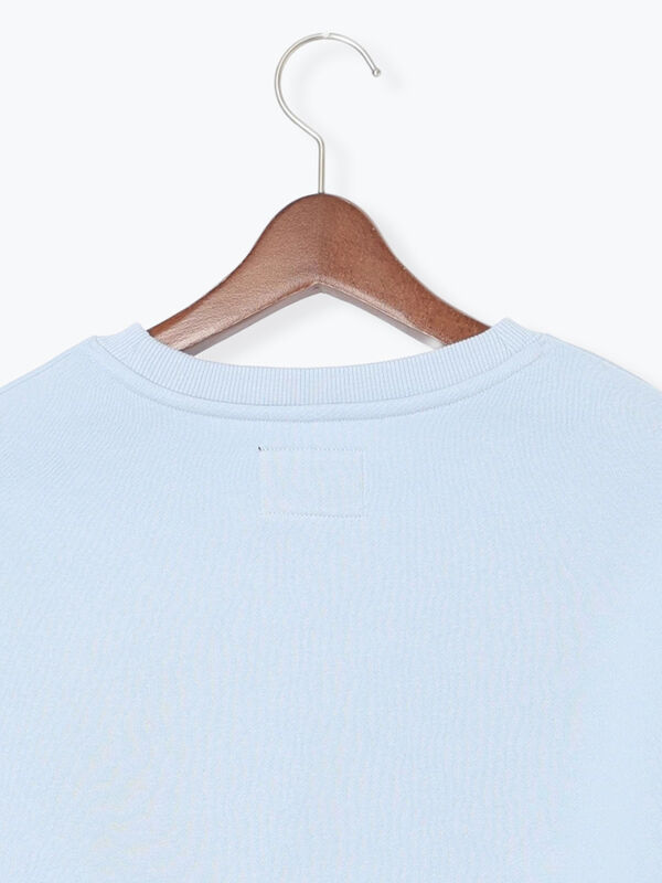 ワンポイント刺繍裏起毛プルオーバー（オフホワイト/ピンク/サックス