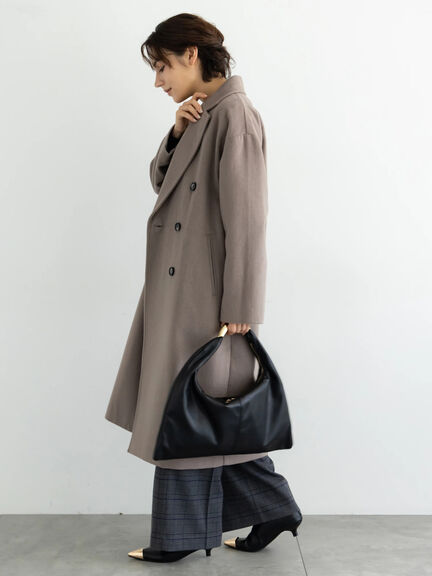 【宮本茉由着用】グレンチェックスラックス（チャコールグレー/ブラック）｜Te chichi（テチチ）通販