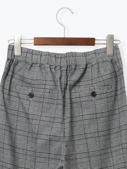 【宮本茉由着用】グレンチェックスラックス（チャコールグレー/ブラック）｜Te chichi（テチチ）通販