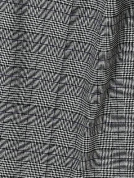 【宮本茉由着用】グレンチェックスラックス（チャコールグレー/ブラック）｜Te chichi（テチチ）通販