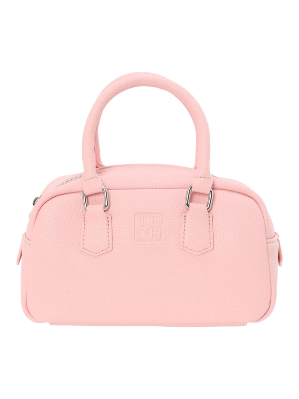 セール】 エンボスロゴミニボストンバッグ（ピンク/イエロー/ミント