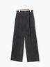 【宮本茉由着用】コーデュロイワイドパンツ（オフホワイト/チャコールグレー/ブラック）｜Te chichi（テチチ）通販