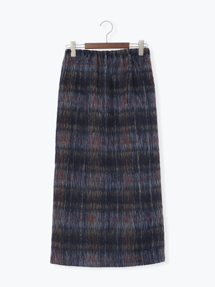 シャギーチェックスカート（グレー/ネイビー）｜Te chichi（テチチ）通販