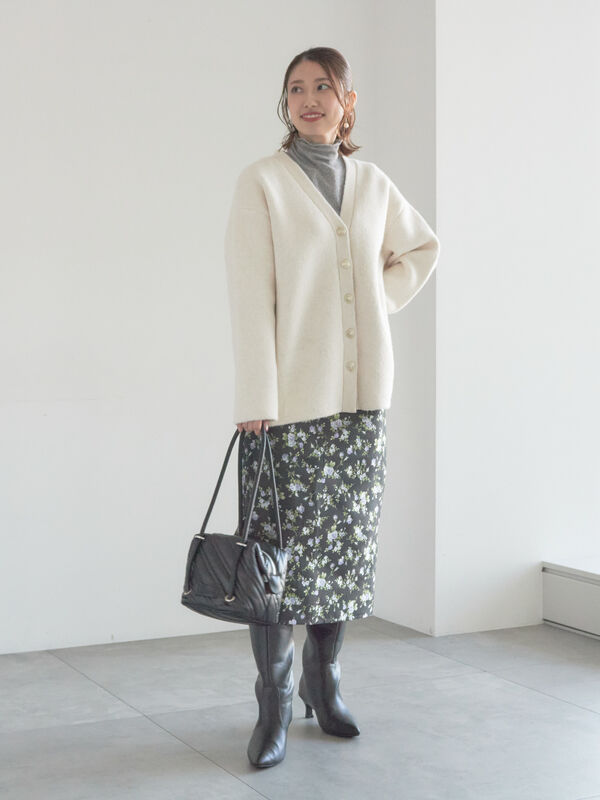 セール】 【宮本茉由着用】カラータートルインナー（グレー/ピンク