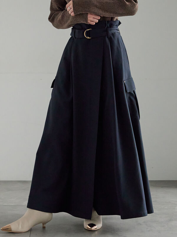 カーゴフレアスカート（ネイビー）｜Te chichi（テチチ）通販