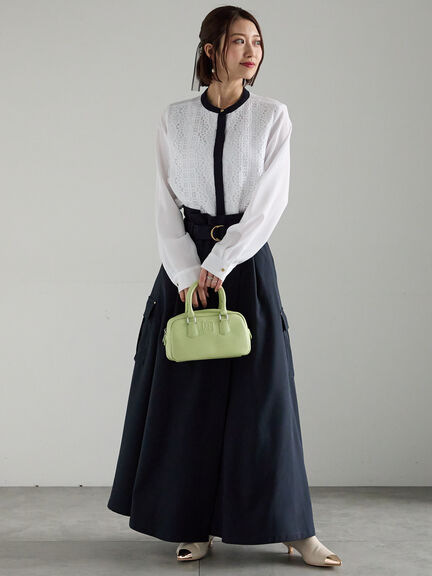 カーゴフレアスカート（チャコールグレー/カーキ/ネイビー）｜Te chichi（テチチ）通販