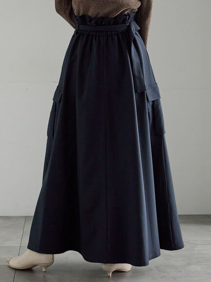 カーゴフレアスカート（チャコールグレー/カーキ/ネイビー）｜Te chichi（テチチ）通販