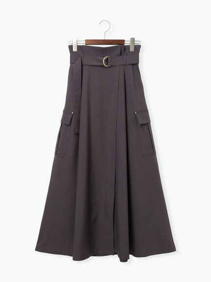カーゴフレアスカート（チャコールグレー/カーキ/ネイビー）｜Te chichi（テチチ）通販