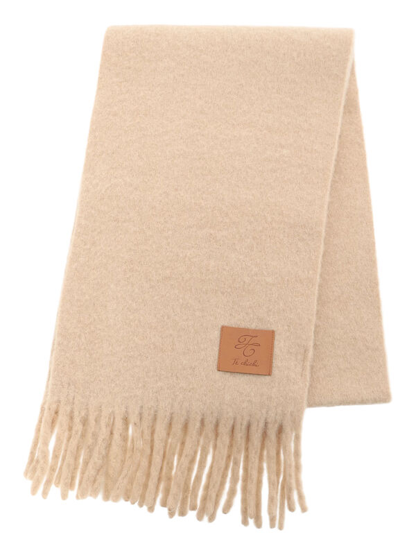 セール】 フリンジカラーマフラー（グレー/ピンク/ベージュ/サックス