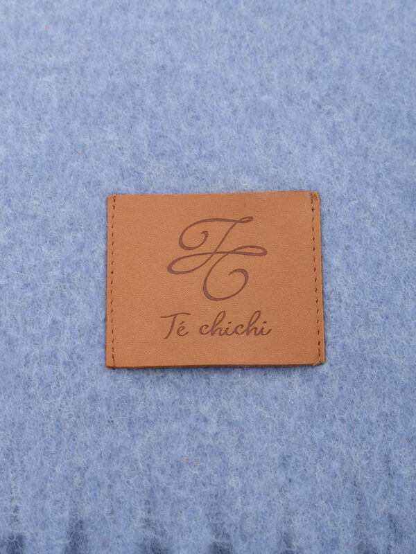 セール】 フリンジカラーマフラー（グレー/ピンク/ベージュ/サックス