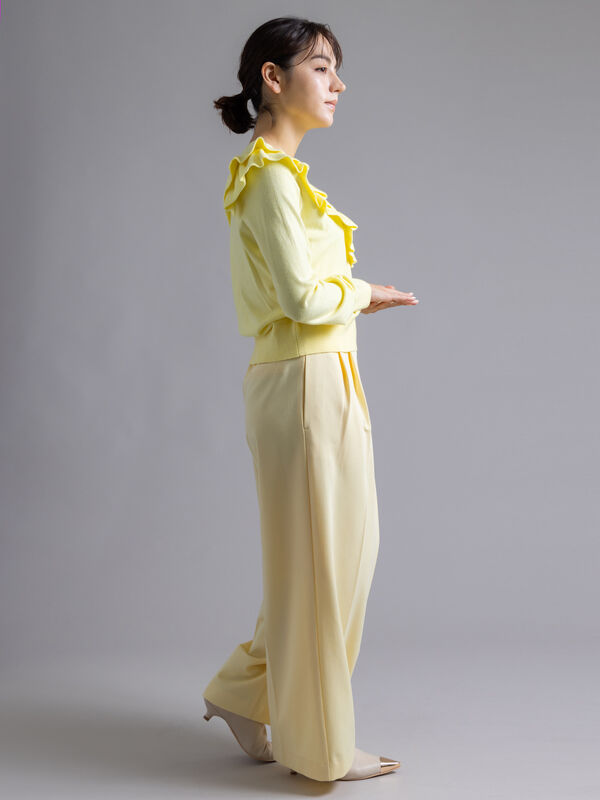 セール】 【Atelier Bonheur】アシメタックワイドパンツ《2025winter