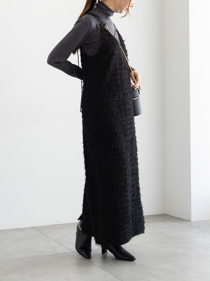 カットジャガードキャミワンピース（オフホワイト/ブラック）｜Te chichi（テチチ）通販