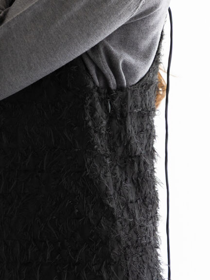 カットジャガードキャミワンピース（オフホワイト/ブラック）｜Te chichi（テチチ）通販