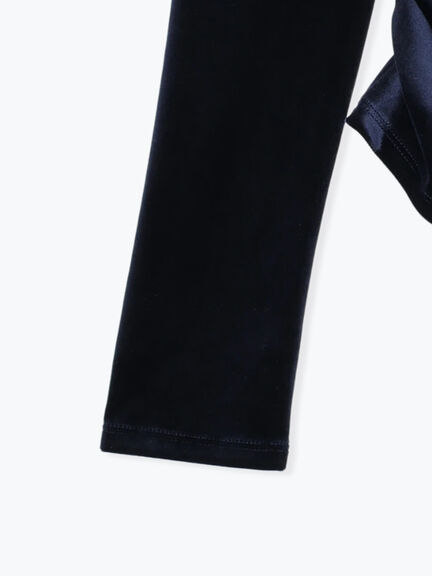 ベロアサイドギャザートップス（オフホワイト/チャコールグレー/ネイビー）｜Te chichi（テチチ）通販