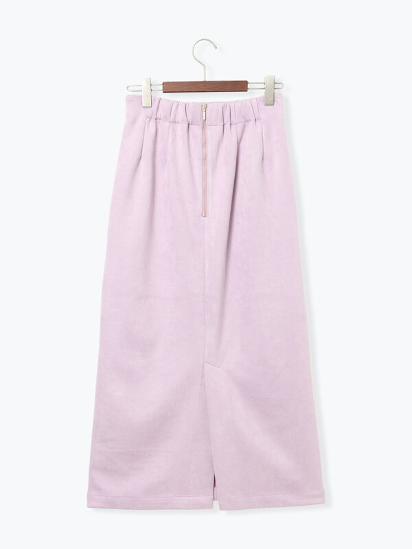 セール】 スウェードタイトスカート（ライトベージュ/モカ/ラベンダー