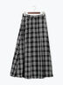 チェックアソートロングプリーツスカート（オフホワイト/グレー/オレンジ/ネイビー）｜Te chichi（テチチ）通販