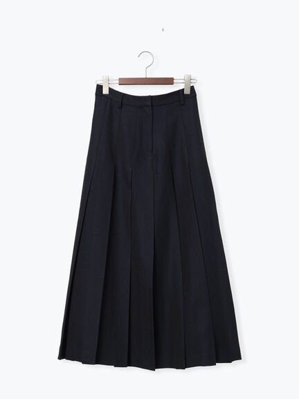 チェックアソートロングプリーツスカート（オフホワイト/グレー/オレンジ/ネイビー）｜Te chichi（テチチ）通販