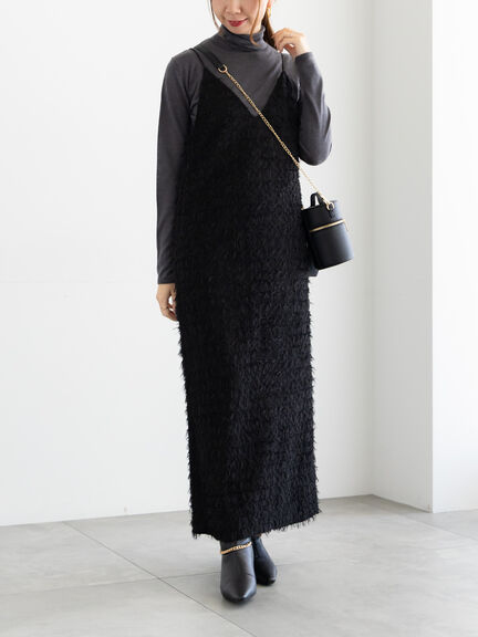 ライトタートルニット（シルバー/チャコールグレー/ブラック/ネイビー）｜Te chichi（テチチ）通販