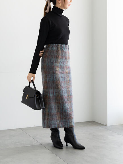 ライトタートルニット（シルバー/チャコールグレー/ブラック/ネイビー）｜Te chichi（テチチ）通販