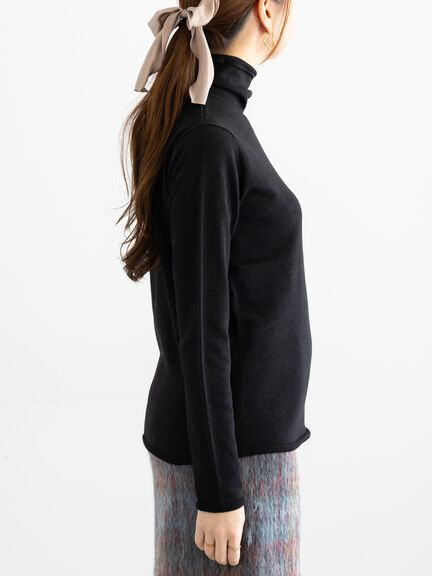 ライトタートルニット（シルバー/チャコールグレー/ブラック/ネイビー）｜Te chichi（テチチ）通販