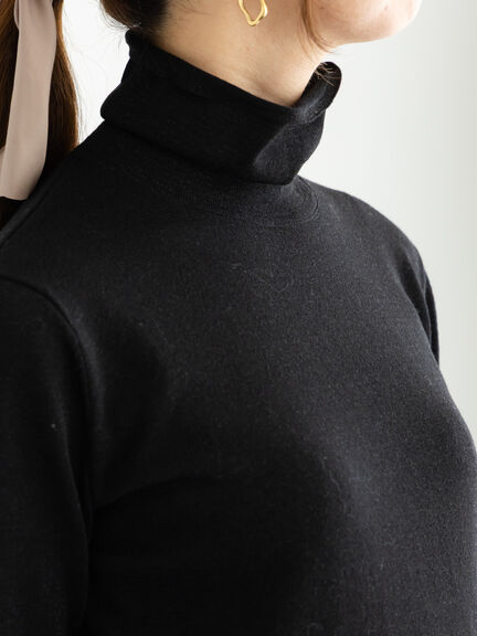 ライトタートルニット（シルバー/チャコールグレー/ブラック/ネイビー）｜Te chichi（テチチ）通販