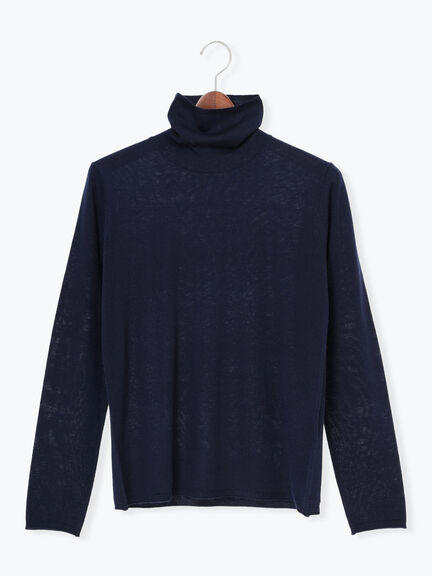 ライトタートルニット（シルバー/チャコールグレー/ブラック/ネイビー）｜Te chichi（テチチ）通販