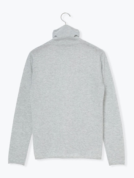 ライトタートルニット（シルバー/チャコールグレー/ブラック/ネイビー）｜Te chichi（テチチ）通販