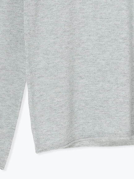 ライトタートルニット（シルバー/チャコールグレー/ブラック/ネイビー）｜Te chichi（テチチ）通販