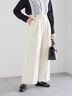 【宮本茉由着用】ソフトエアジャージーワイドスラックス（オフホワイト）｜Te chichi（テチチ）通販