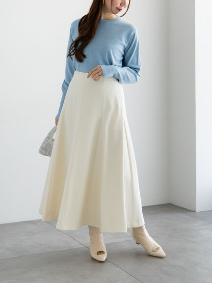 プレーンニット(吸湿発熱)（グレー/ピンク/サックスブルー/ネイビー）｜Te chichi（テチチ）通販