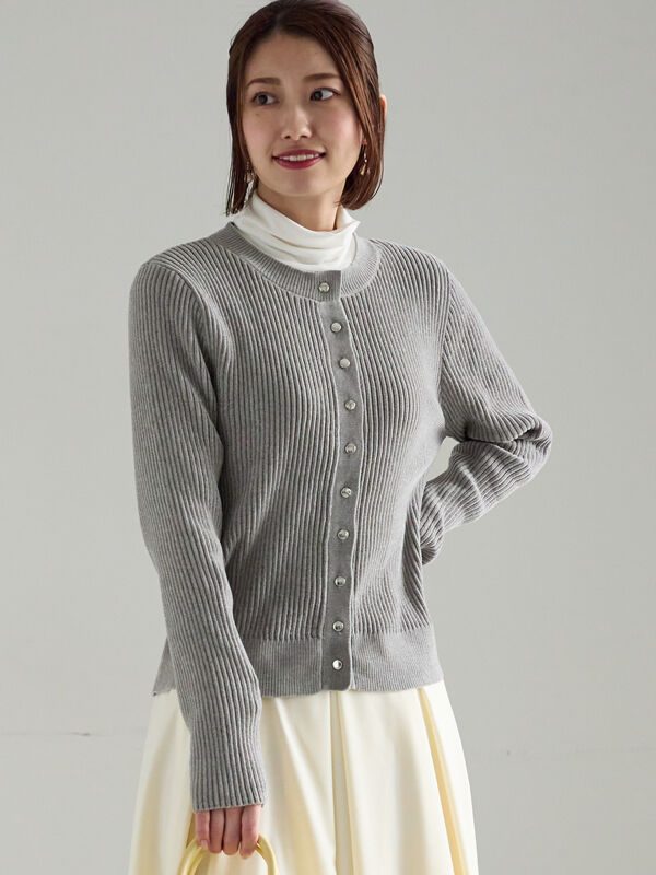 【専用ページ】tibichan1965様 モールリブカーディガン（グレー/チャコールグレー/ブラウン/トップス