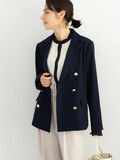 【セレモニーアイテム】テーラードWブレストジャケット（セットアップ可）（ネイビー）｜Te chichi（テチチ）通販