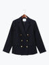 【セレモニーアイテム】テーラードWブレストジャケット（セットアップ可）（ベージュ/ネイビー）｜Te chichi（テチチ）通販