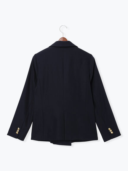 【セレモニーアイテム】テーラードWブレストジャケット（セットアップ可）（ベージュ/ネイビー）｜Te chichi（テチチ）通販