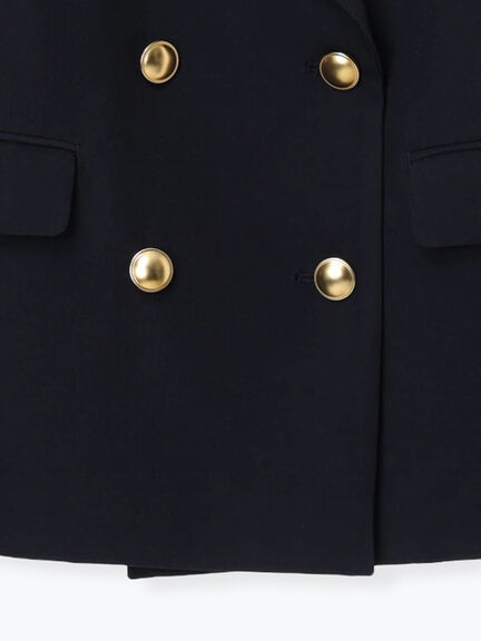 【セレモニーアイテム】テーラードWブレストジャケット（セットアップ可）（ベージュ/ネイビー）｜Te chichi（テチチ）通販