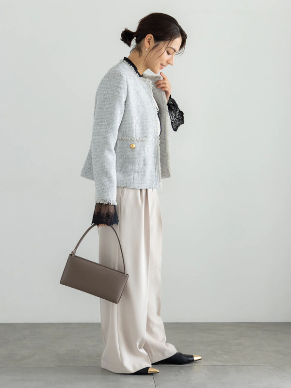 セレモニーアイテム】2タックワイドパンツ（セットアップ可