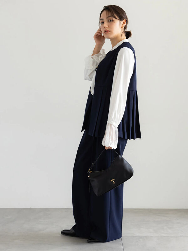 セレモニーアイテム】2タックワイドパンツ（セットアップ可