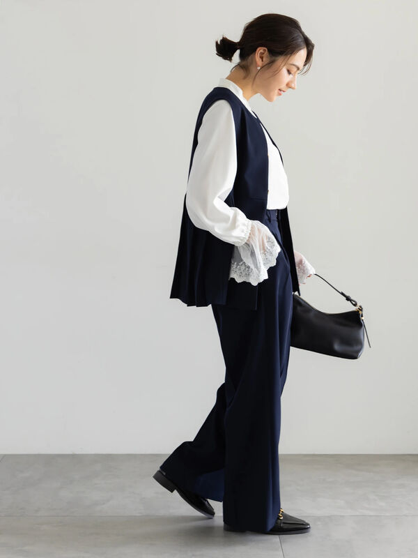 セレモニーアイテム】2タックワイドパンツ（セットアップ可