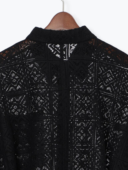 レースシャツワンピース（オフホワイト/ブラック）｜Te chichi（テチチ）通販