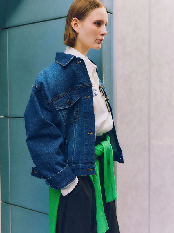 デニムジャケット《2026 spring catalog item》（ブルー/ネイビー）｜Te chichi（テチチ）通販