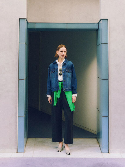 デニムジャケット《2026 spring catalog item》（ブルー/ネイビー）｜Te chichi（テチチ）通販