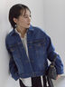 デニムジャケット《2026 spring catalog item》（ブルー/ネイビー）｜Te chichi（テチチ）通販