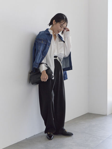 デニムジャケット《2026 spring catalog item》（ブルー/ネイビー）｜Te chichi（テチチ）通販