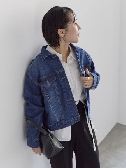 デニムジャケット《2026 spring catalog item》（ブルー/ネイビー）｜Te chichi（テチチ）通販