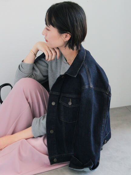 デニムジャケット《2026 spring catalog item》（ブルー/ネイビー）｜Te chichi（テチチ）通販