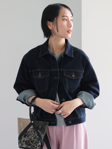 デニムジャケット《2026 spring catalog item》（ブルー/ネイビー）｜Te chichi（テチチ）通販