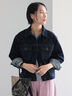 デニムジャケット《2026 spring catalog item》（ブルー/ネイビー）｜Te chichi（テチチ）通販