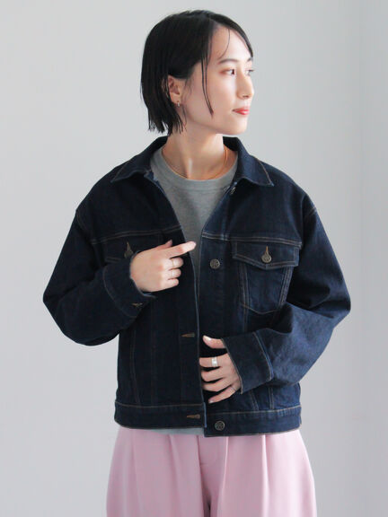 デニムジャケット《2026 spring catalog item》（ブルー/ネイビー）｜Te chichi（テチチ）通販