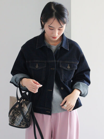 デニムジャケット《2026 spring catalog item》（ブルー/ネイビー）｜Te chichi（テチチ）通販