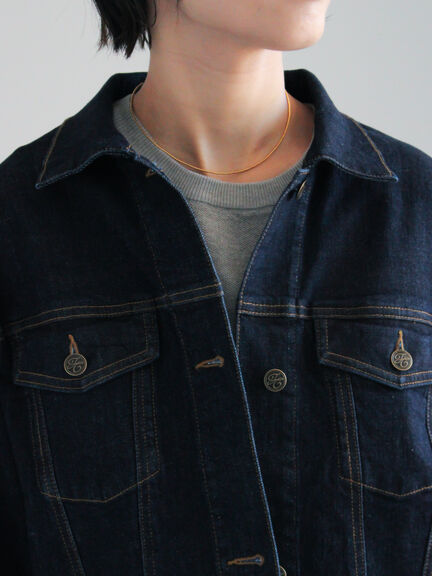 デニムジャケット《2026 spring catalog item》（ブルー/ネイビー）｜Te chichi（テチチ）通販
